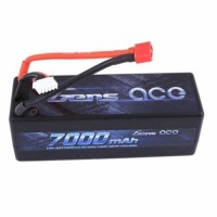 Gens Ace 7000mah 14.8V 60C, 4S1P HardCase Lipo Batterie connecteur Deans
